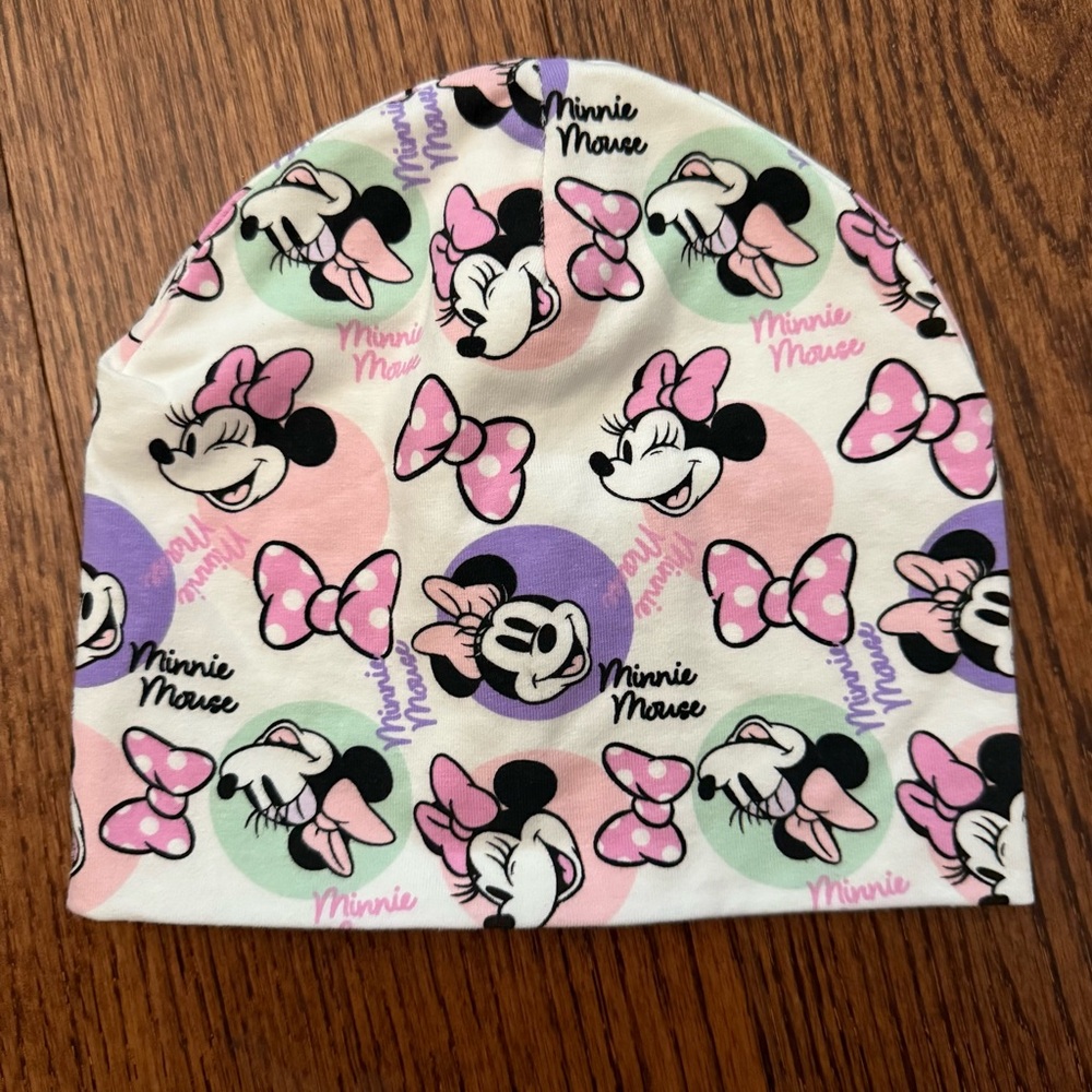 Disney Minnie Mouse Baby Girl Beanie Hat NWOT